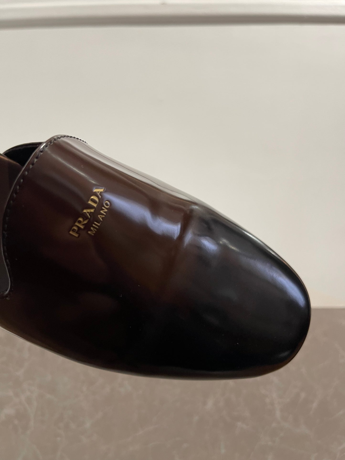 Mules Prada marron T.37