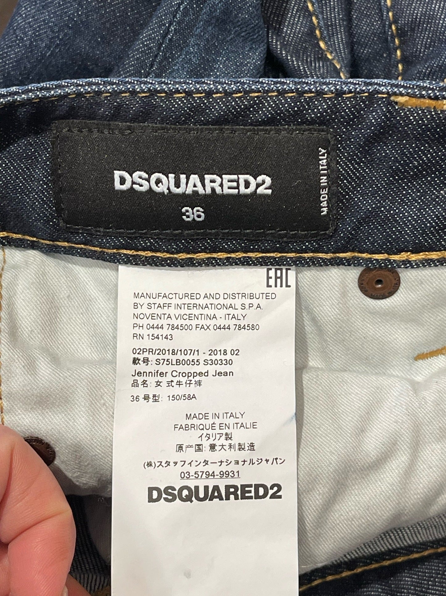 Jeans Dsquared bleu T.34