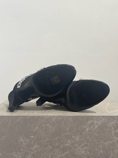 Mules Chanel noires T.38,5 NEUVES