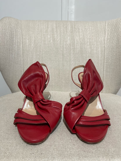 Sandales Valentino rouges T.39