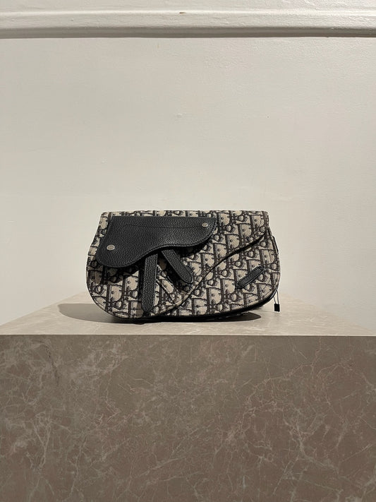 Sac Dior Saddle bleu