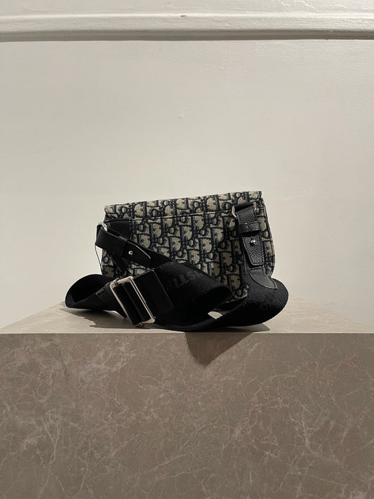 Sac Dior Saddle bleu