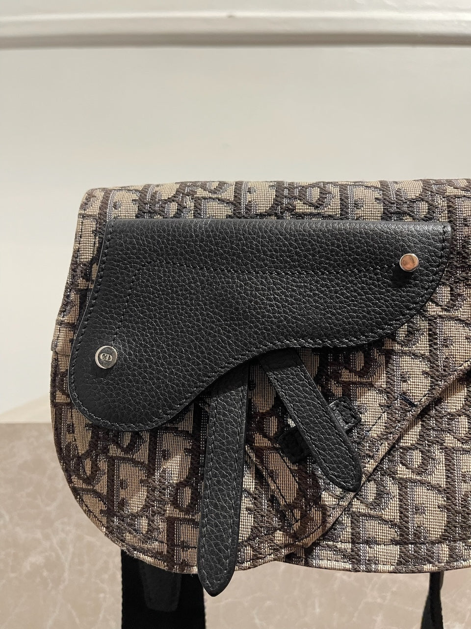 Sac Dior Saddle bleu