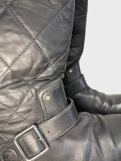 Bottes Chanel noires T.40