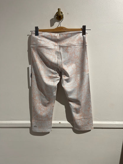 Legging capri Alo Yoga blanc T.S NEUF