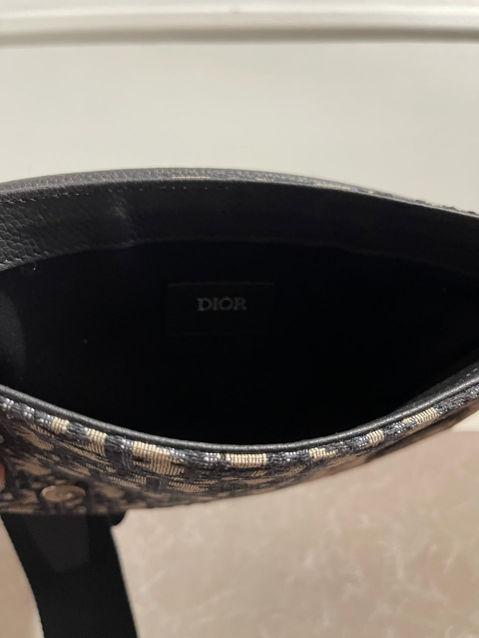 Sac Dior Saddle bleu