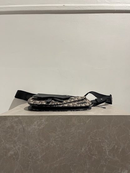 Sac Dior Saddle bleu