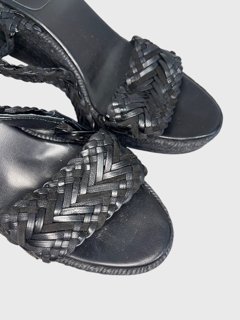 Sandales Hermès noires T.40