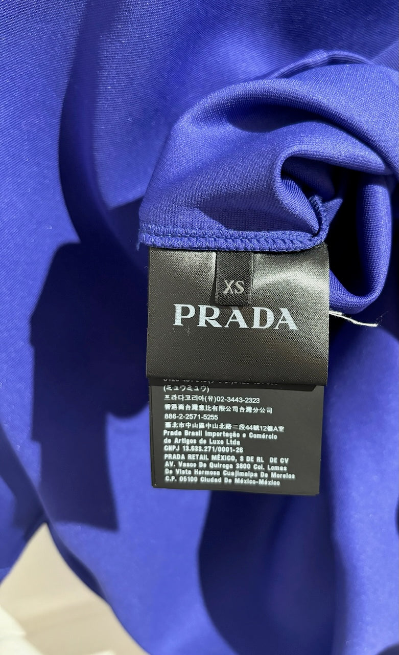 T-shirt Prada bleu T.XS