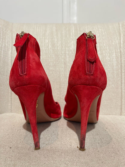 Sandales Aquazzura rouges T.38,5