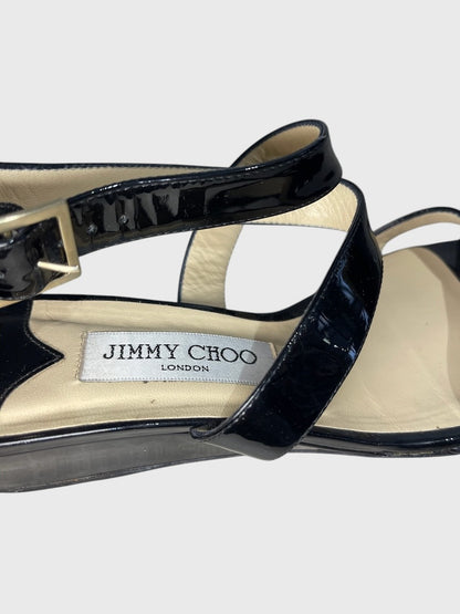 Sandales Jimmy Choo noires T.40