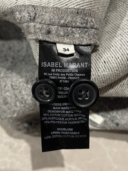 Pantalon Isabel Marant gris T.34