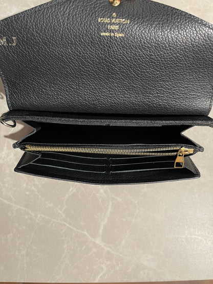 Portefeuille Louis Vuitton noir