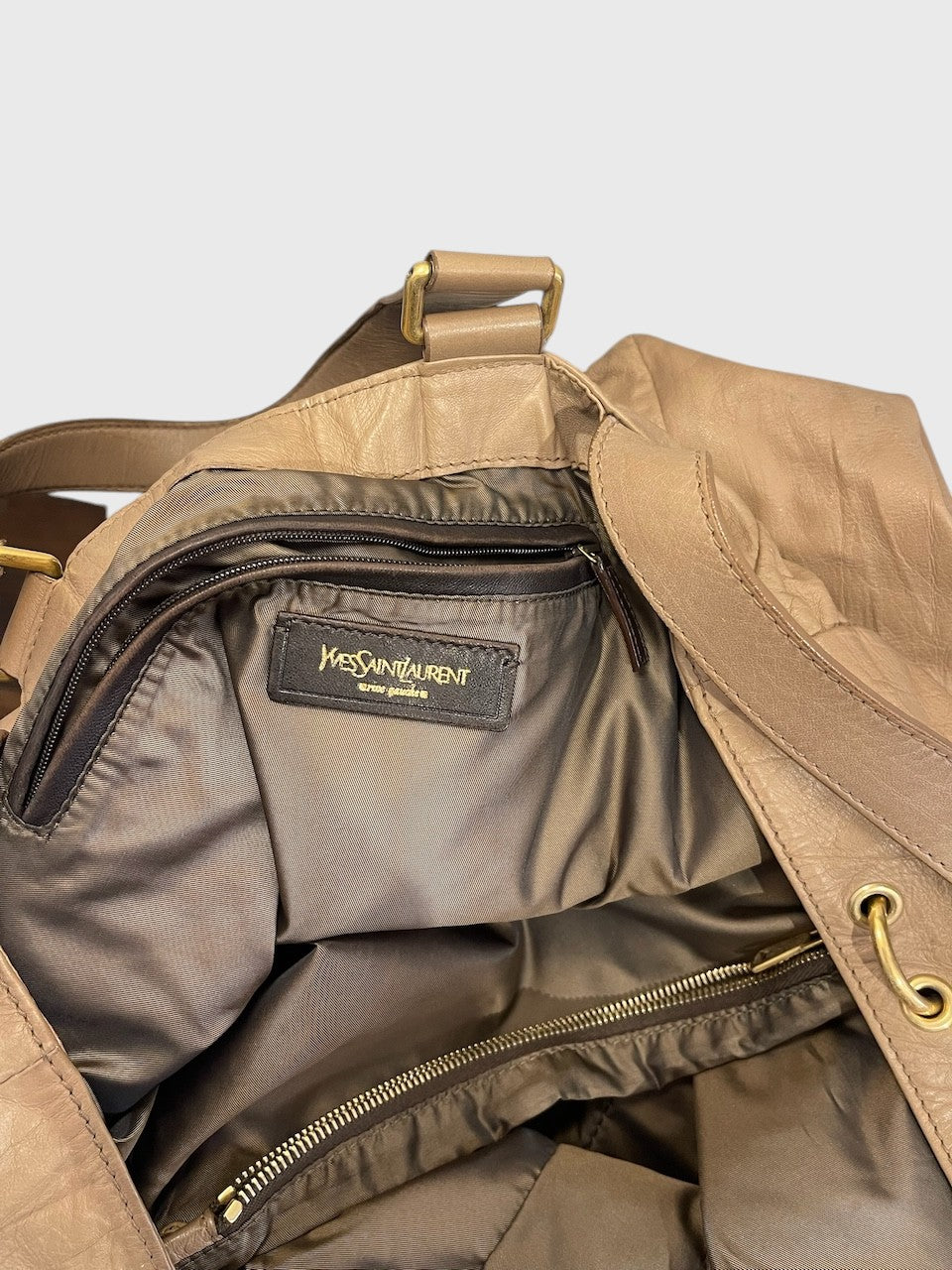 Sac Yves Saint Laurent camel