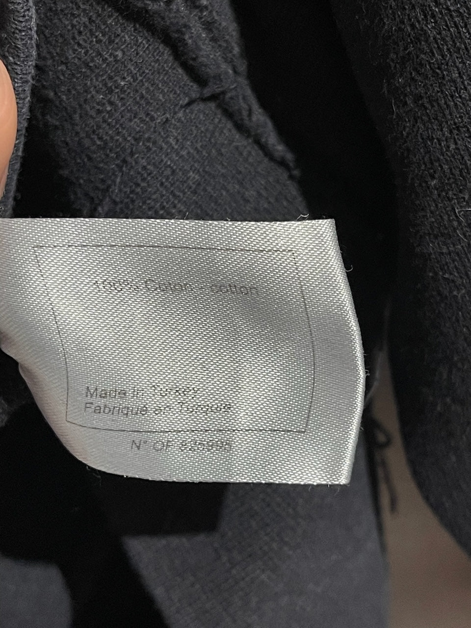 Sweat Chanel noir T.S