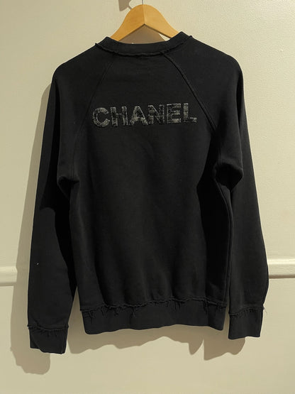 Sweat Chanel noir T.S