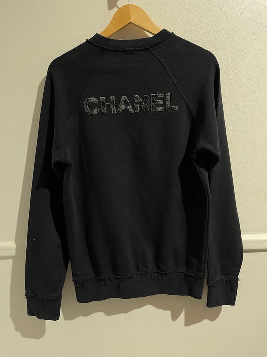 Sweat Chanel noir T.S
