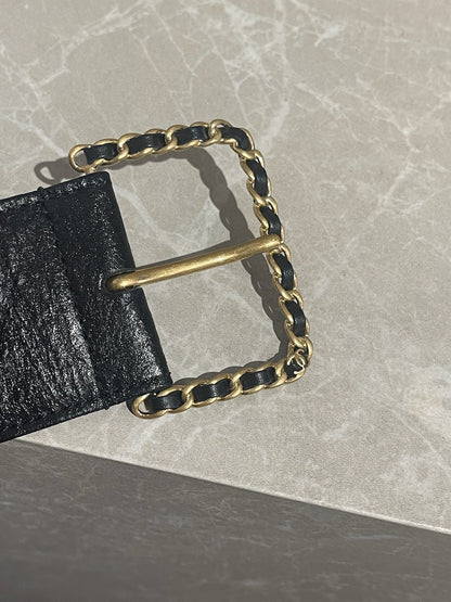 Ceinture Chanel noir