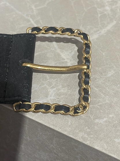 Ceinture Chanel noir