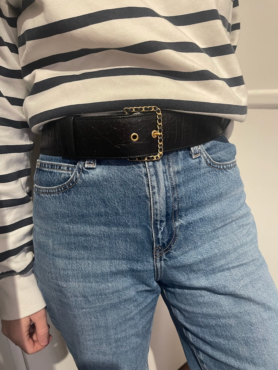 Ceinture Chanel noir