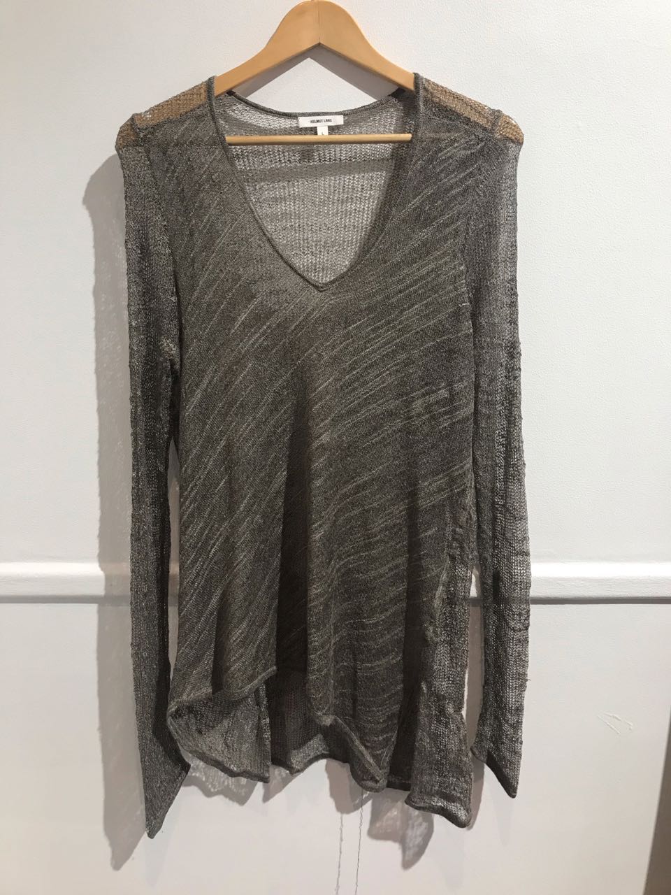 Pull Helmut Lang gris T.L