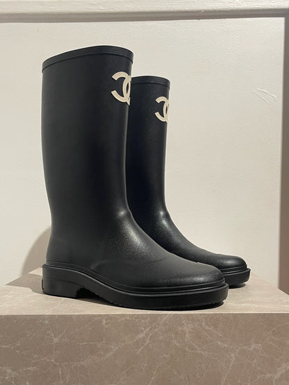 Bottes de pluie Chanel T.37 NEUVES