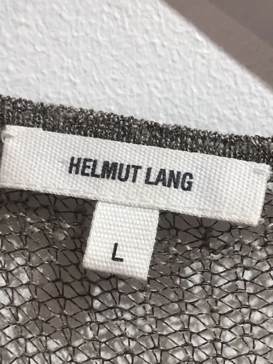 Pull Helmut Lang gris T.L