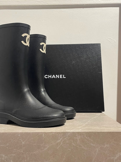 Bottes de pluie Chanel T.37 NEUVES