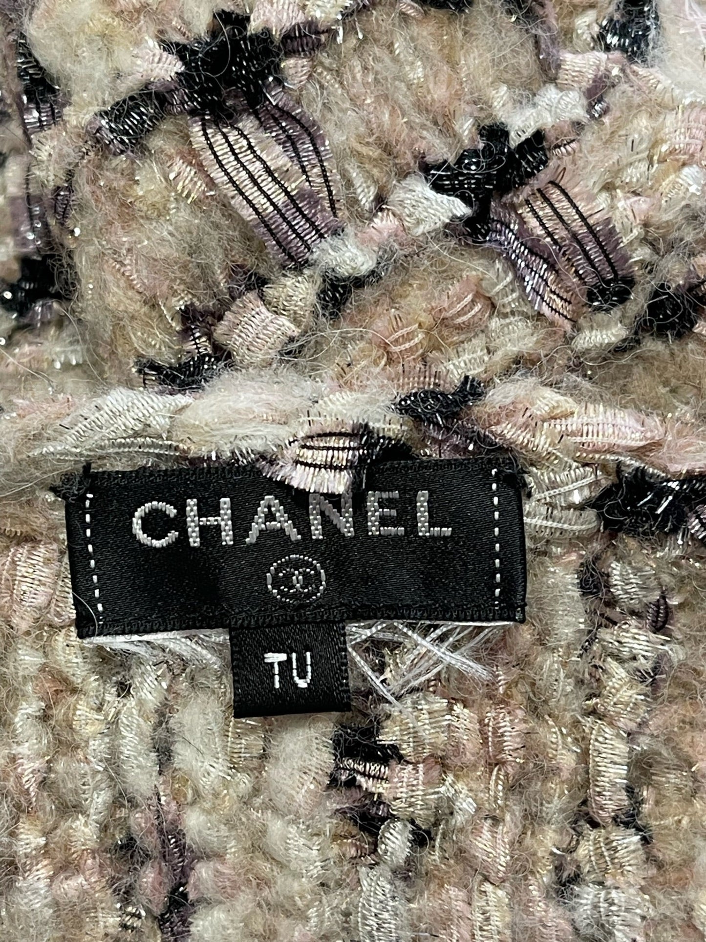 Echarpe Chanel tweed
