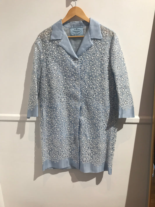 Robe Prada bleue T.34