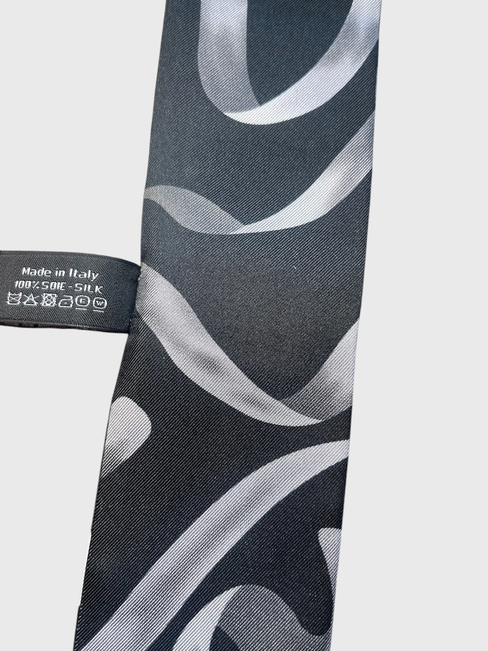 Foulard slim bandeau Chanel noir