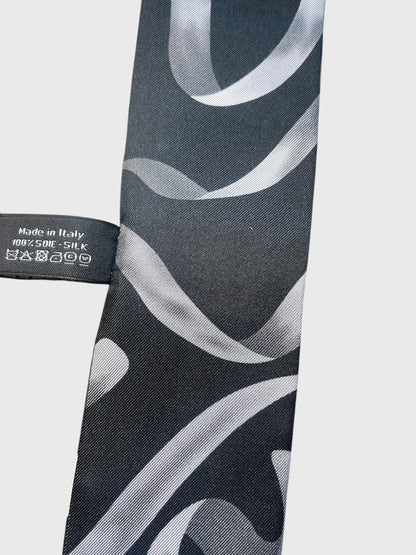 Foulard slim bandeau Chanel noir