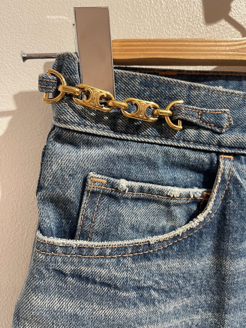 Short Celine en jeans T.27