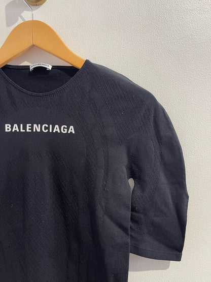 T-shirt Balenciaga noir T.38