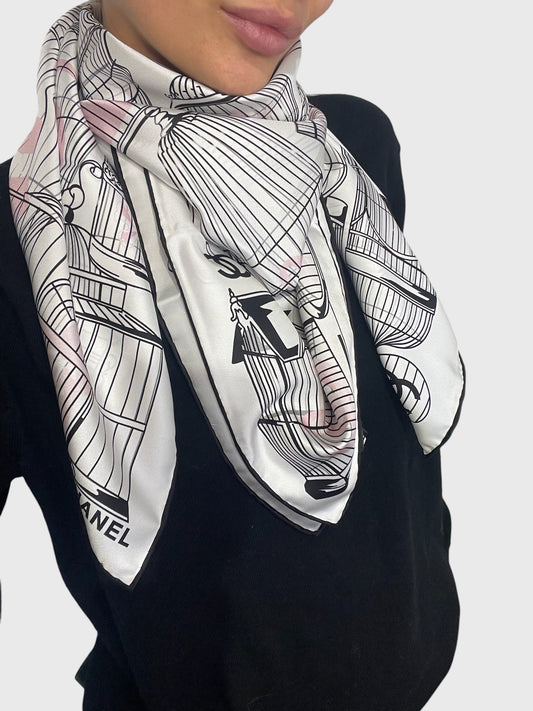 Foulard Chanel Cages d'oiseaux