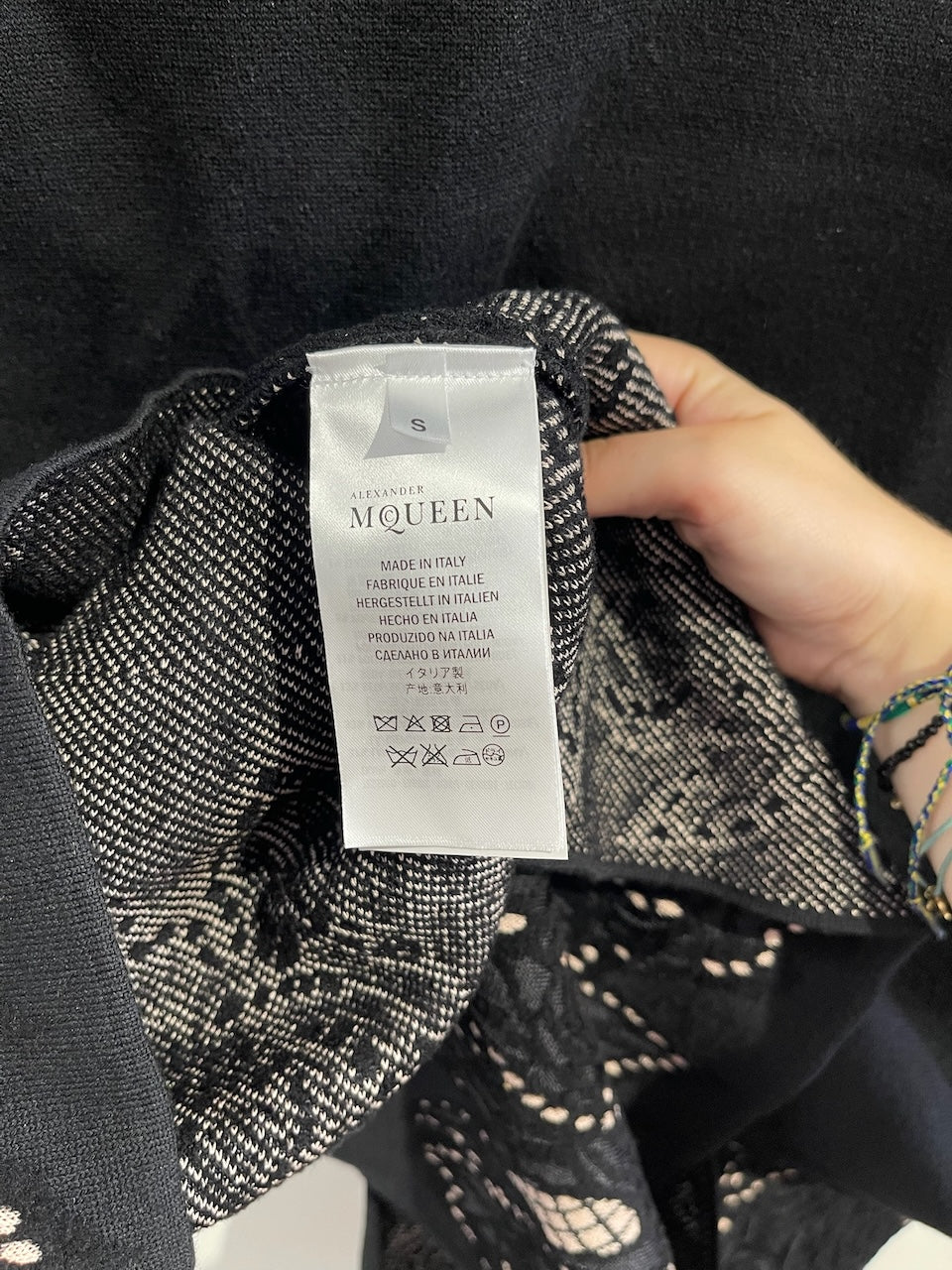 Cape Alexander McQueen noire T.S