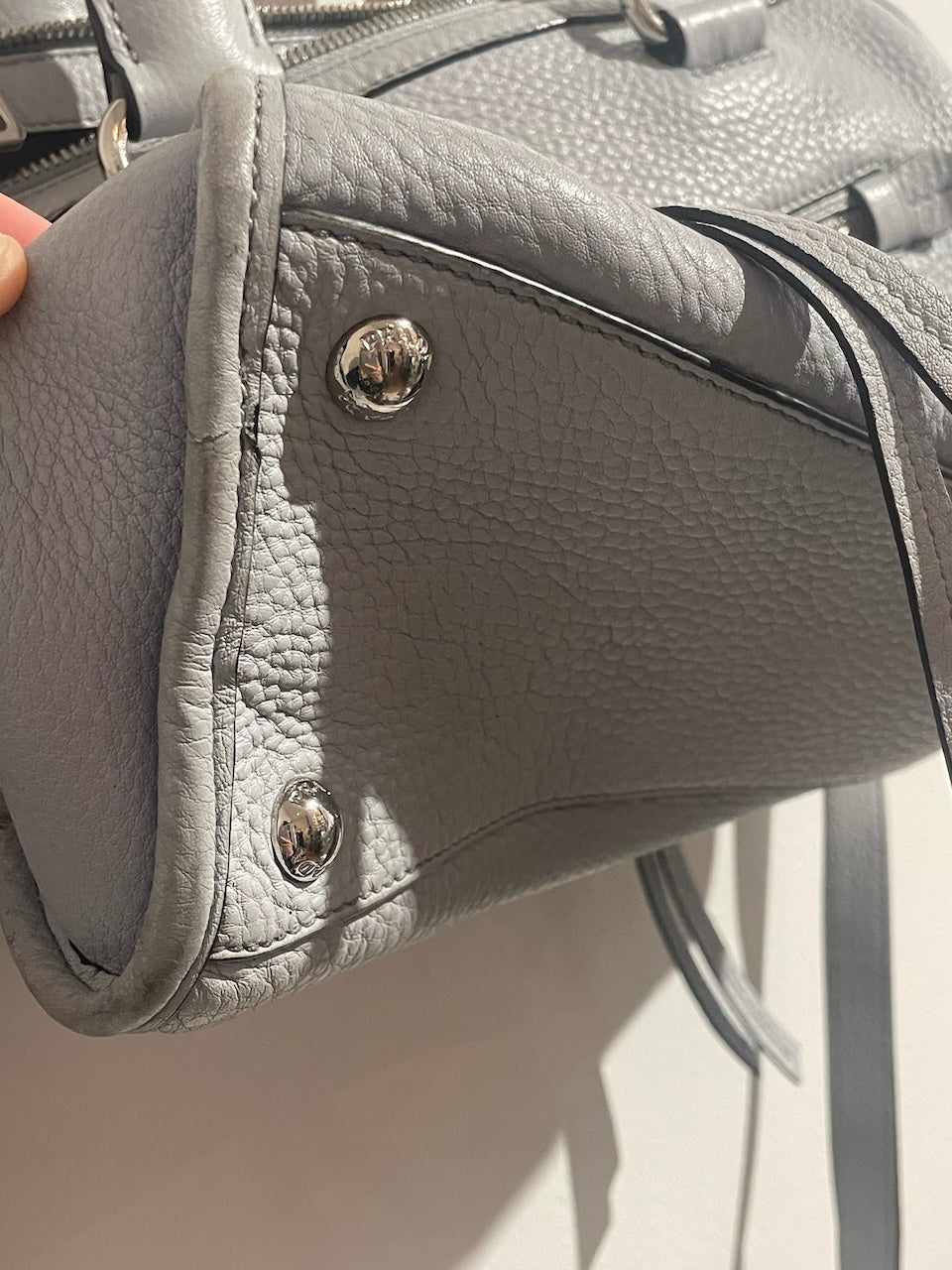 Sac Prada Vitello bleu ciel