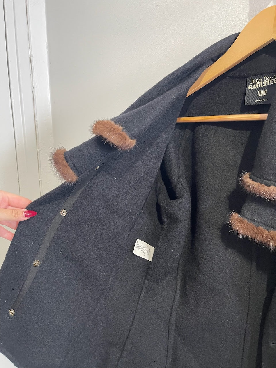 Veste Jean Paul Gauthier noire T.36