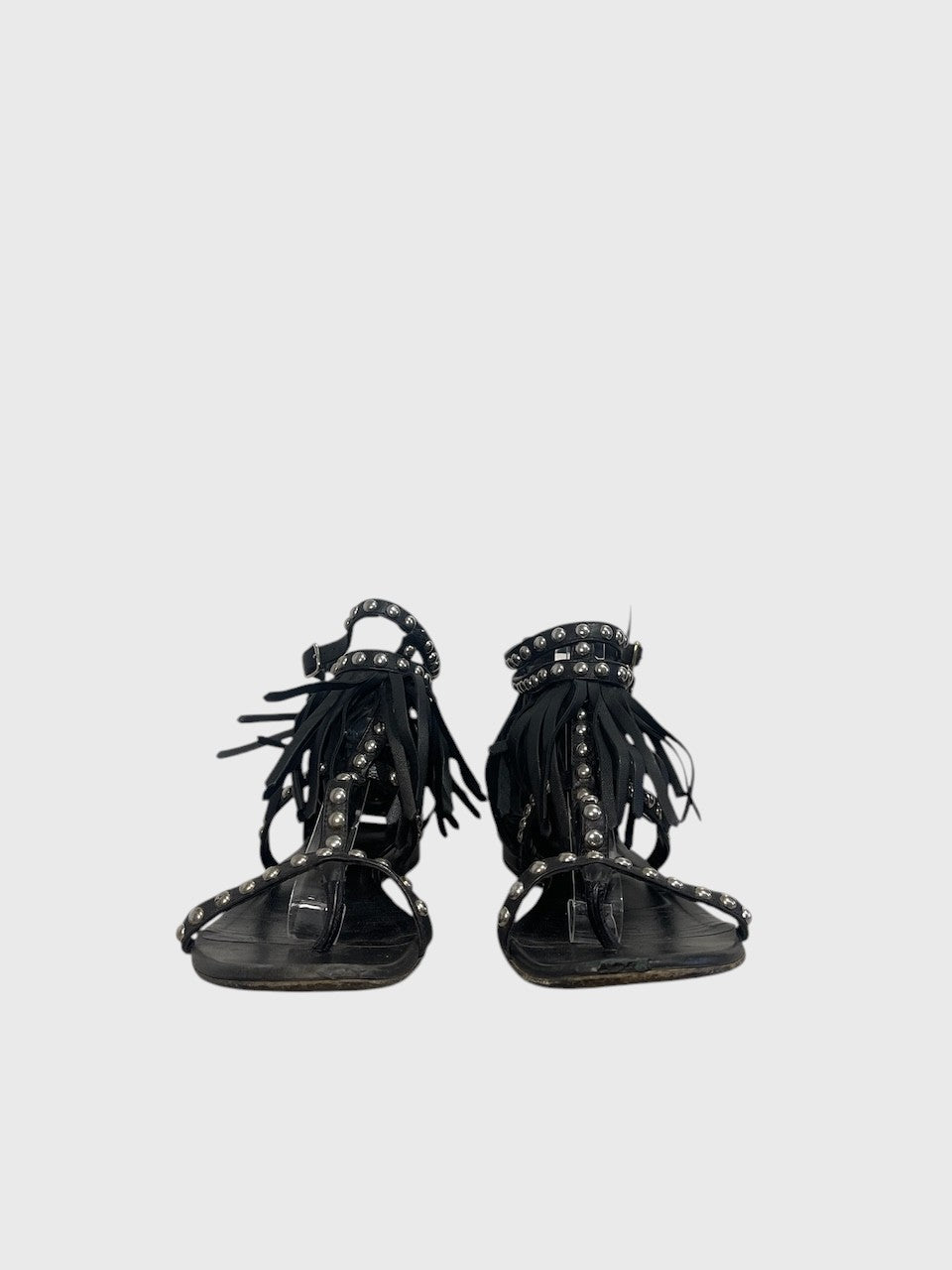 Sandales Saint Laurent noires T.37