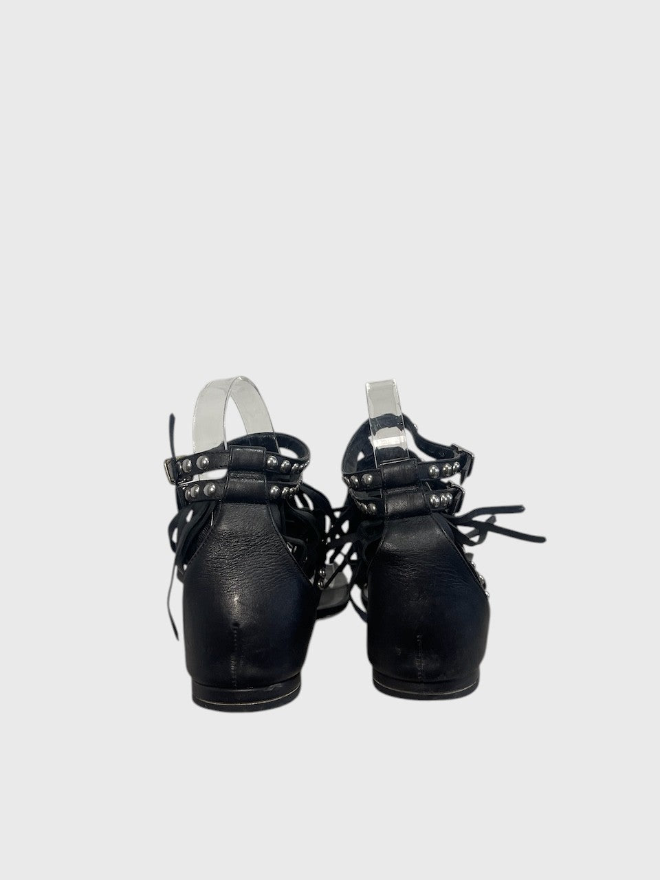 Sandales Saint Laurent noires T.37
