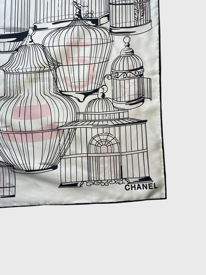 Foulard Chanel Cages d'oiseaux
