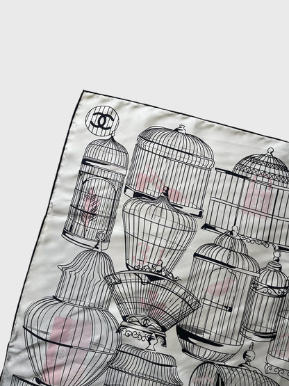 Foulard Chanel Cages d'oiseaux