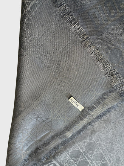 Châle Dior cannage bleu