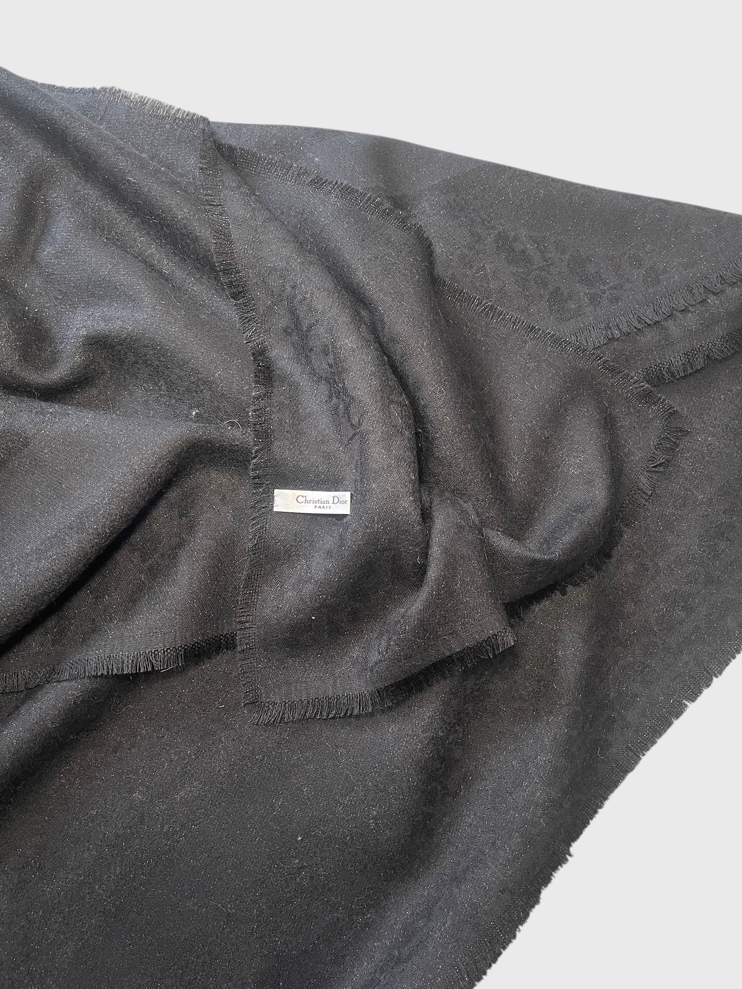 Châle Dior Oblique noir