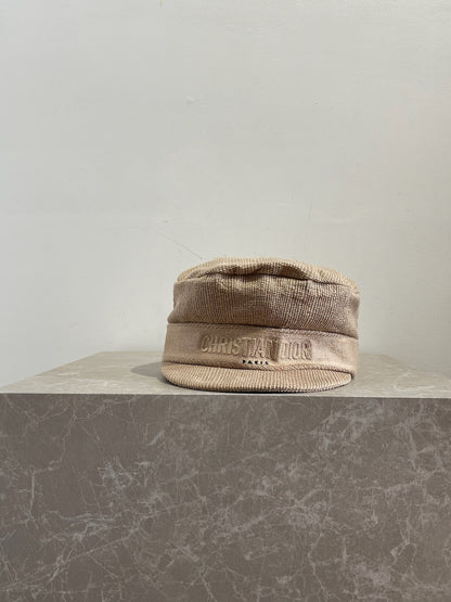 Casquette Dior beige T.57