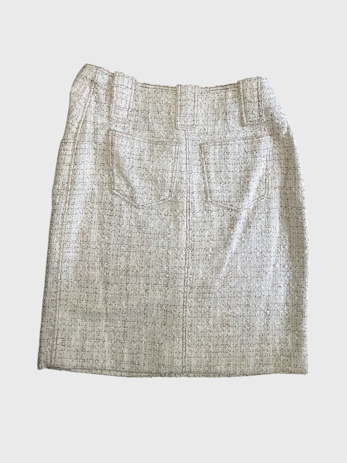 Jupe Chanel blanche T.38