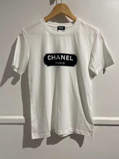 T-shirt Chanel blanc T.S