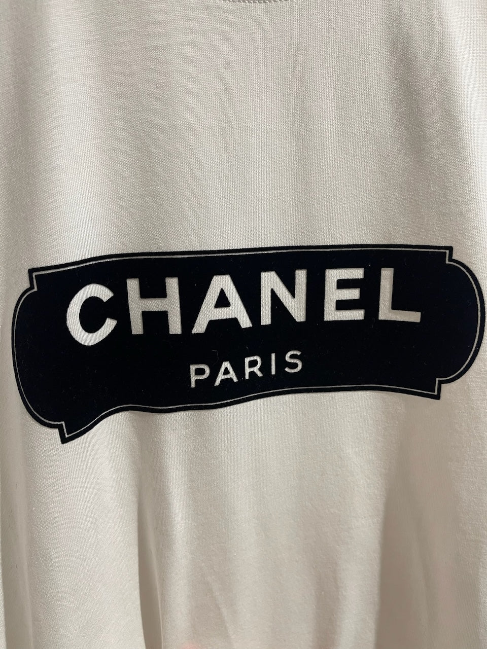 T-shirt Chanel blanc T.S