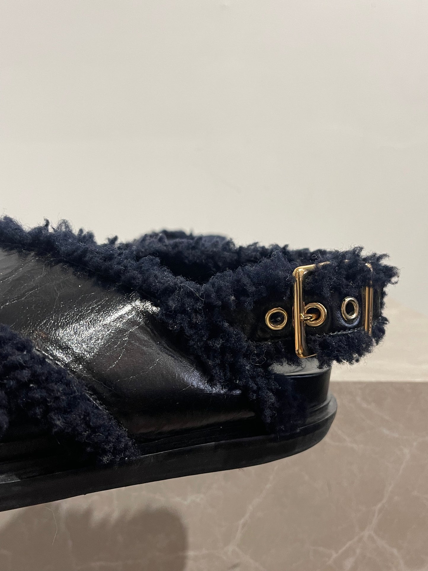 Sandales Marni fourrées T.38,5