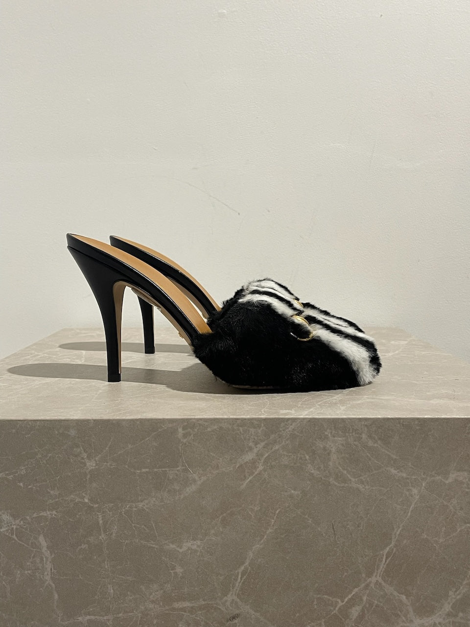 Mules Gucci x Adidas noires T.38